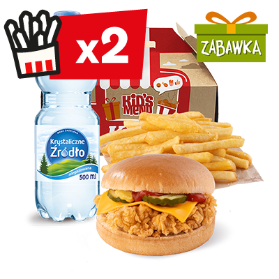 Kids Menu Cheeseburger