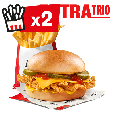 Cheeseburger, Duże Frytki