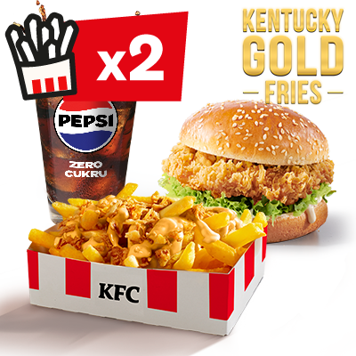 Zestaw Zinger z Kentucky Gold Fries - cena, promocje, dostawa