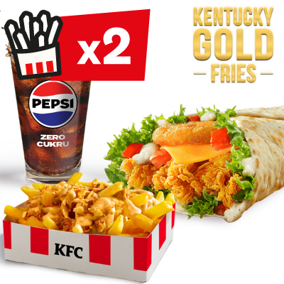 Zestaw Mega Pocket z Kentucky Gold Fries - cena, promocje, dostawa