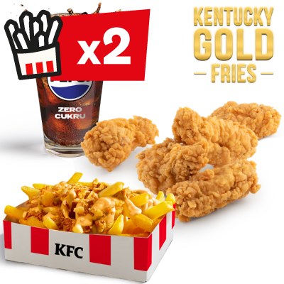 Zestaw Hot Wings z Kentucky Gold Fries - cena, promocje, dostawa
