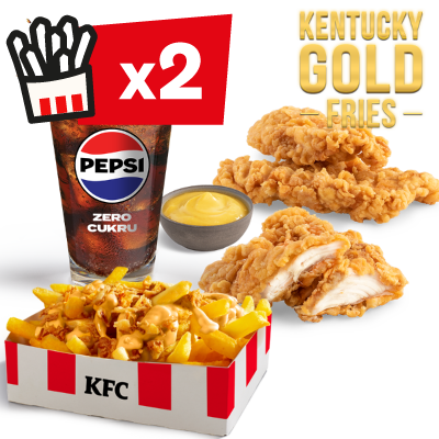 Zestaw Strips z Kentucky Gold Fries - cena, promocje, dostawa