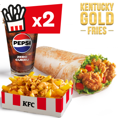 Zestaw Kentucky Gold Twister z Kentucky Gold Fries - cena, promocje, dostawa