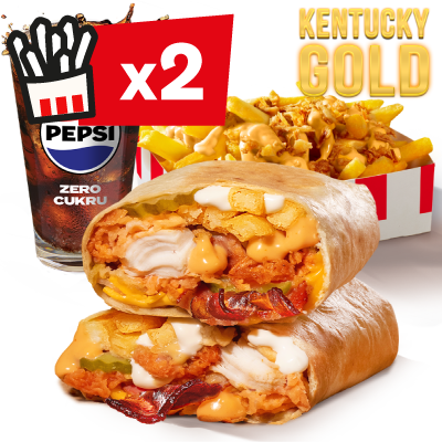 Zestaw Kentucky Gold Wrapper z Kentucky Gold Fries - cena, promocje, dostawa