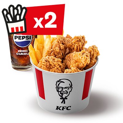 Hot Wings Bucket for 1 person with Refill - price, promotions, delivery