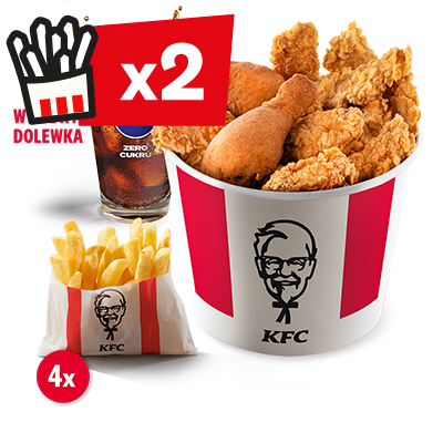 Kubełek Podwójny Classic 2x Wielka Dolewka - cena, promocje, dostawa