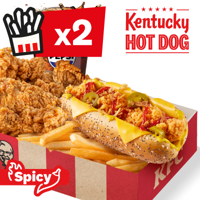Kentucky Hot Dog Spicy Big Box - cena, promocje, dostawa