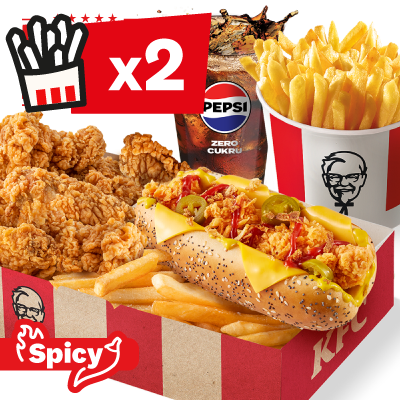 Kentucky Hot Dog Spicy Big Box XL - price, promotions, delivery