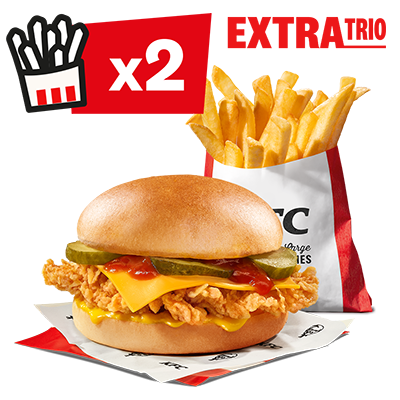 Cheeseburger, Duże Frytki - cena, promocje, dostawa