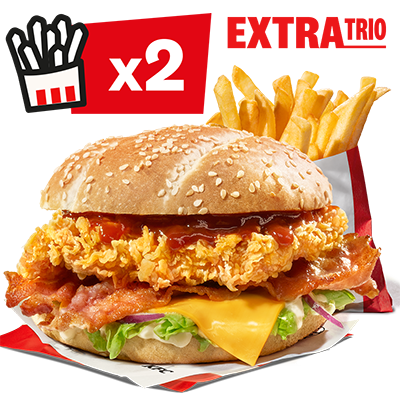 Burger Grander + Duże Frytki - cena, promocje, dostawa