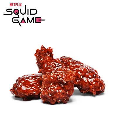 3x Koreańskie Hot Wings