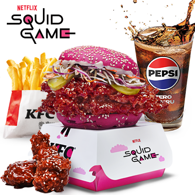 Zestaw Podwójny Burger Koreański + 2x Koreańskie Hot Wings - cena, promocje, dostawa