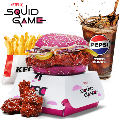 Zestaw Burger Koreański + 2x Koreańskie Hot Wings - cena, promocje, dostawa