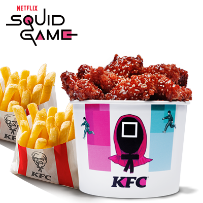 Kubełek Koreański Hot Wings