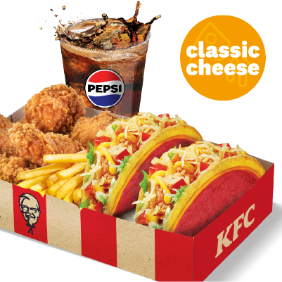 2x TACOS: CLASSIC CHEESE BIG BOX