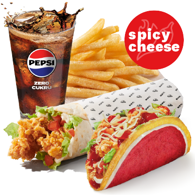 TACOS SPICY CHEESE & TWISTER DEAL - cena, promocje, dostawa