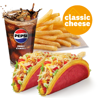 ZESTAW 2x TACOS: CLASSIC CHEESE - cena, promocje, dostawa