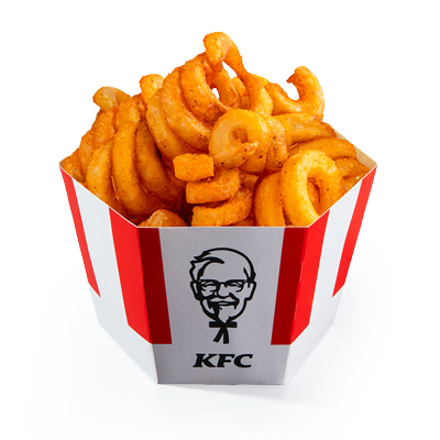 Zakręcone frytki - kubełek