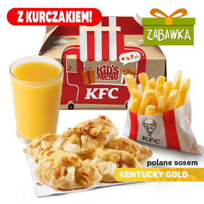 Zestaw Dziecięcy Pierożki KFC z sosem Kentucky Gold