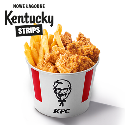Kubełek Classic z łagodnymi Stripsami Kentucky