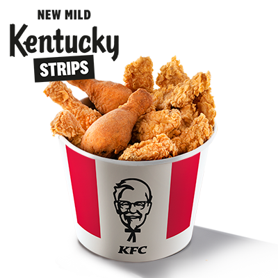 Double Classic Bucket with mild Kentucky Strips
