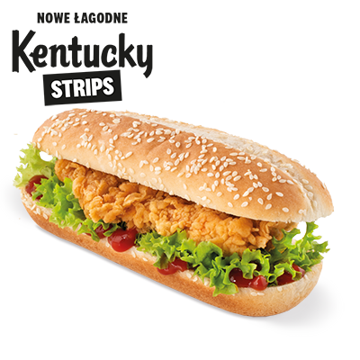 Longer z łagodnym Stripsem Kentucky