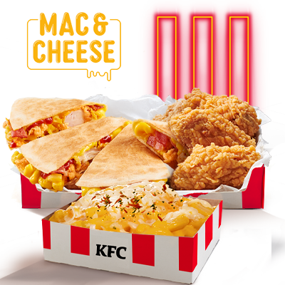 Mac&Cheese Qurrito Big Box with Mac&Cheese Snack Box - price, promotions, delivery