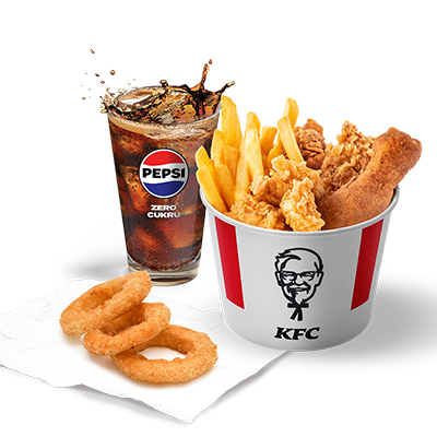 Kubełek dla 1 os.Classic z Wielką Dolewką & 3x Onion Rings - cena, promocje, dostawa