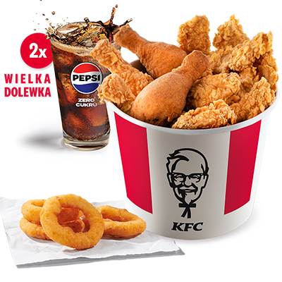 Kubełek Podwójny Classic 2x Wielka Dolewka & 4x Onion Rings - cena, promocje, dostawa
