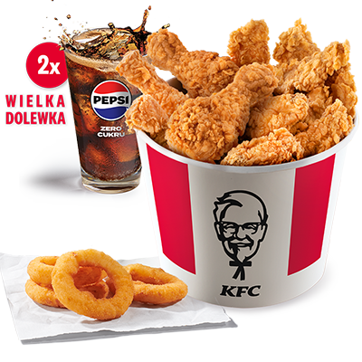 Kubełek Podwójny Classic 2x Wielka Dolewka & 4x Onion Rings - cena, promocje, dostawa