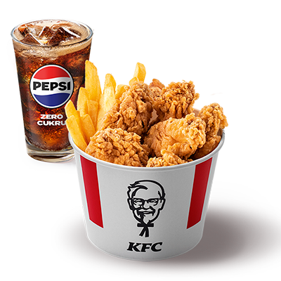 Kubełek dla 1 os. Hot Wings z Wielką Dolewką - cena, promocje, dostawa