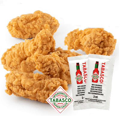 5x Hot Wings & 2x sos TABASCO®