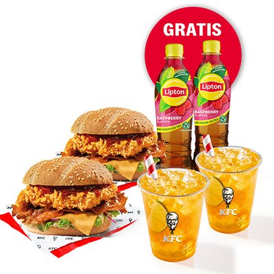 2x Grander + 2x Bubble Tea + 2x Lipton Raspberry 0,5l GRATIS