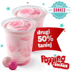 Popping Shake Bubble Gum 300 ml + Drugi 50% Taniej