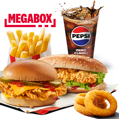 MEGA BOX Cheesburger & Longer - cena, promocje, dostawa