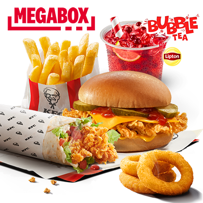 MEGA BOX Cheesburger & iTiwst & Bubble Tea - cena, promocje, dostawa