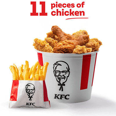 Tuesday Bucket: 11 pieces + Fries - price, promotions, delivery