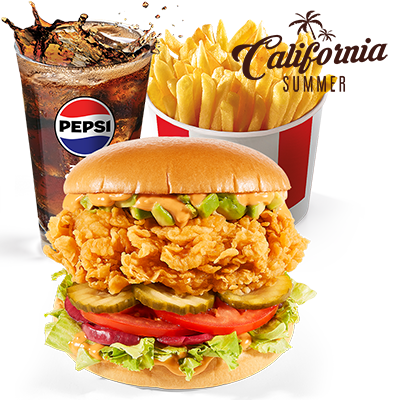 Zestaw XL California Burger