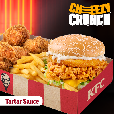 Cheezey Crunch Burger Tatar Big Box