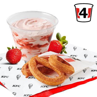3x Churros + Shake 180 ml