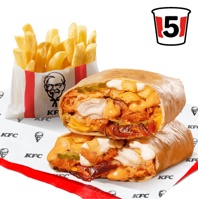 Kentucky Gold Wrapper + Fries