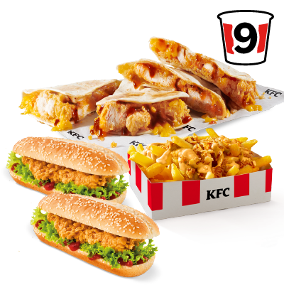 Qurrrito + 2x Longer + Kentucky Gold Fries