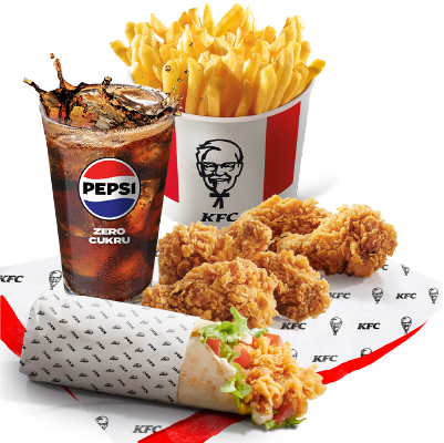 iTwist + 5x Hot Wings + Wielka Dolewka + Kubełek Frytek