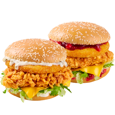 2 x Zinger Cheezy Crunch