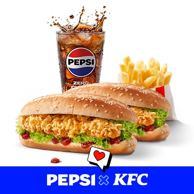 PEPSI SQUAD: 2x Longer + Duże Frytki + Wielka Dolewka
