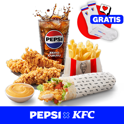 SQUAD: Twister + Refill + 3x Strips + Fries + GRATIS Socks