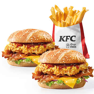 2x Grander Burger + Duże Frytki - cena, promocje, dostawa