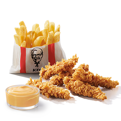 5x Strips + Fries + Dip