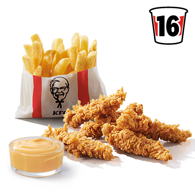 5x Strips + Frytki + Sos