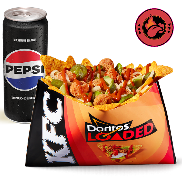 Loaded Doritos Extra Spicy & Napój